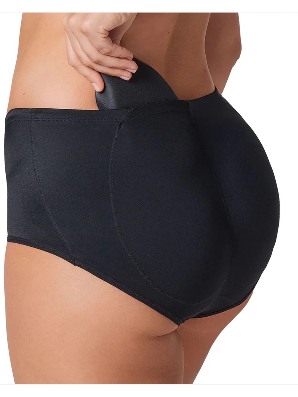 Leonisa Black Padded Butt Enhancer Shaping Shorts